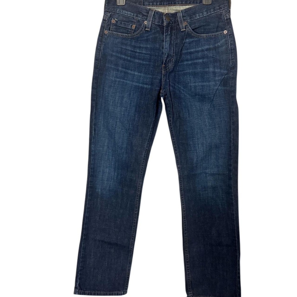 Mens Levis 514 Dark Blue Jeans Size 29X30
